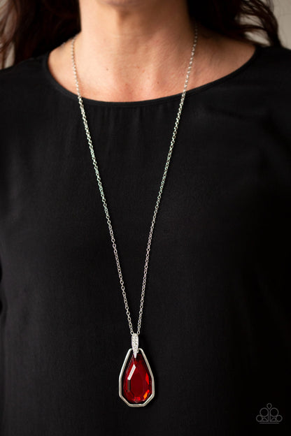 Maven Magic - Red - Paparazzi Necklace