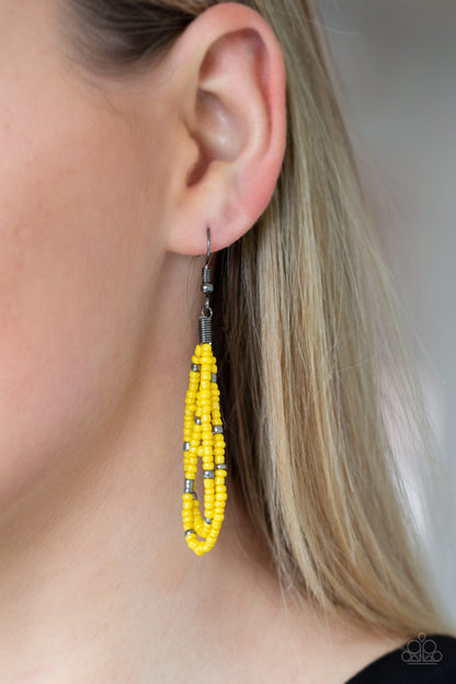 Rio Rainforest - Yellow - Paparazzi Necklace