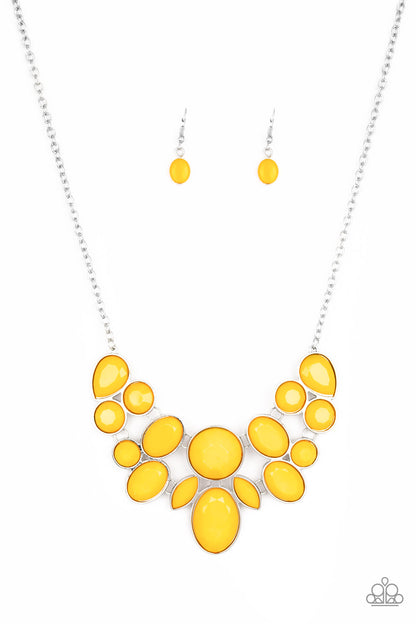 Demi-Diva - Yellow - Paparazzi Necklace