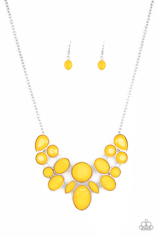 Demi-Diva - Yellow - Paparazzi Necklace