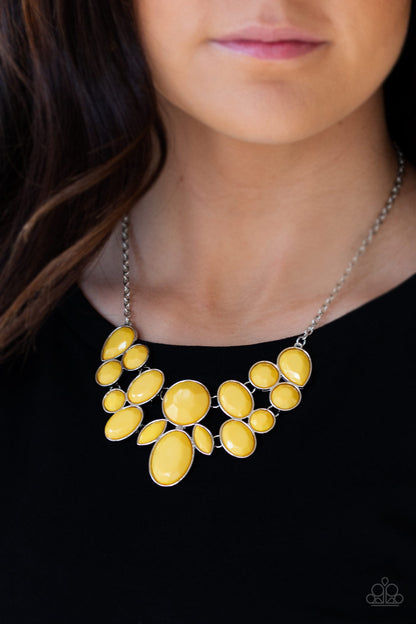 Demi-Diva - Yellow - Paparazzi Necklace