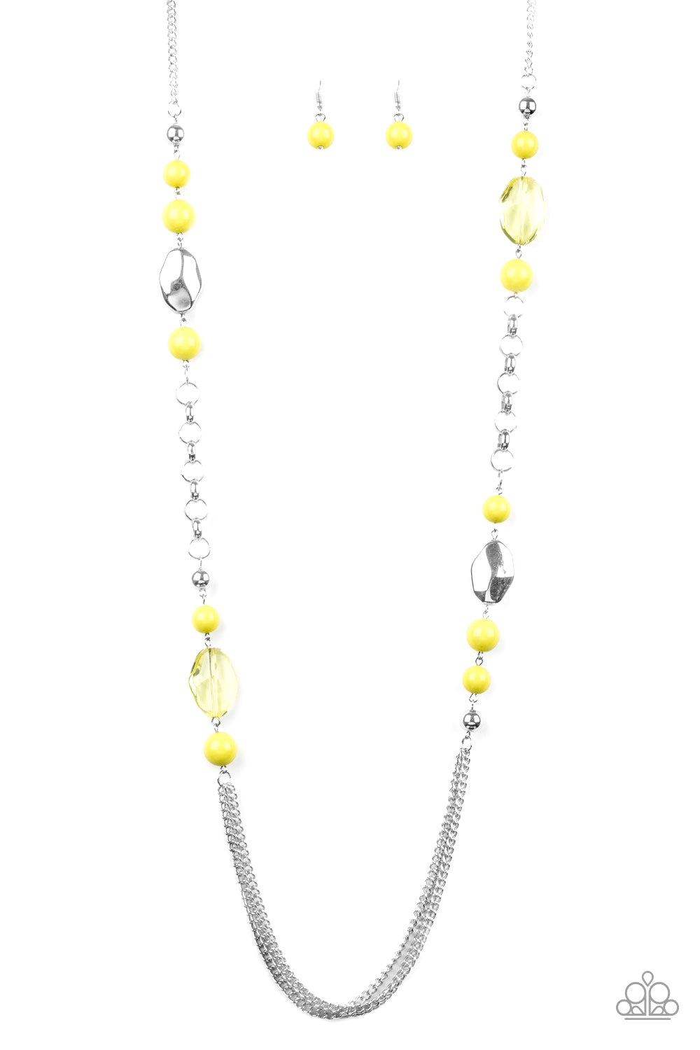 Marina Majesty - Yellow - Paparazzi Necklace