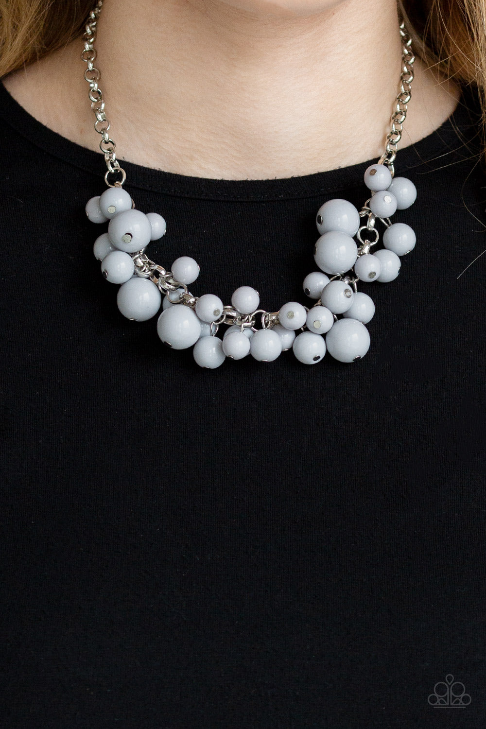 Walk This Broadway - Silver - Paparazzi Necklace
