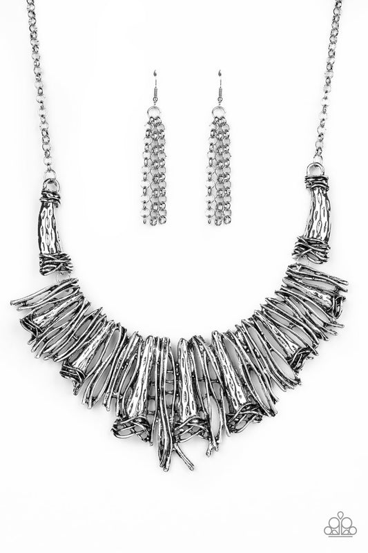 In The Mane-Stream - Silver Necklace