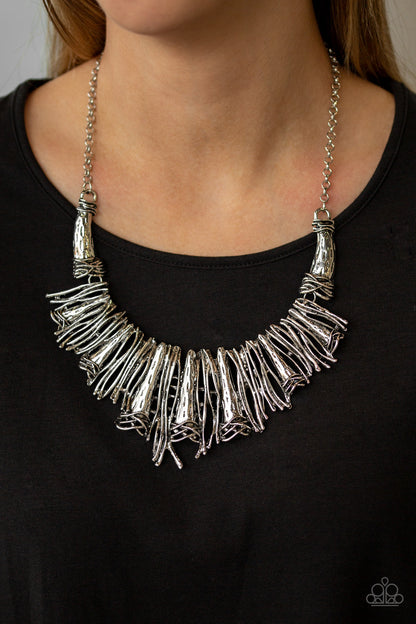 In The Mane-Stream - Silver Necklace
