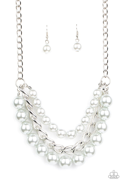Empire State Empress - Silver - Paparazzi Necklace