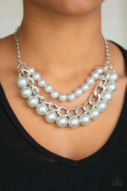 Empire State Empress - Silver - Paparazzi Necklace