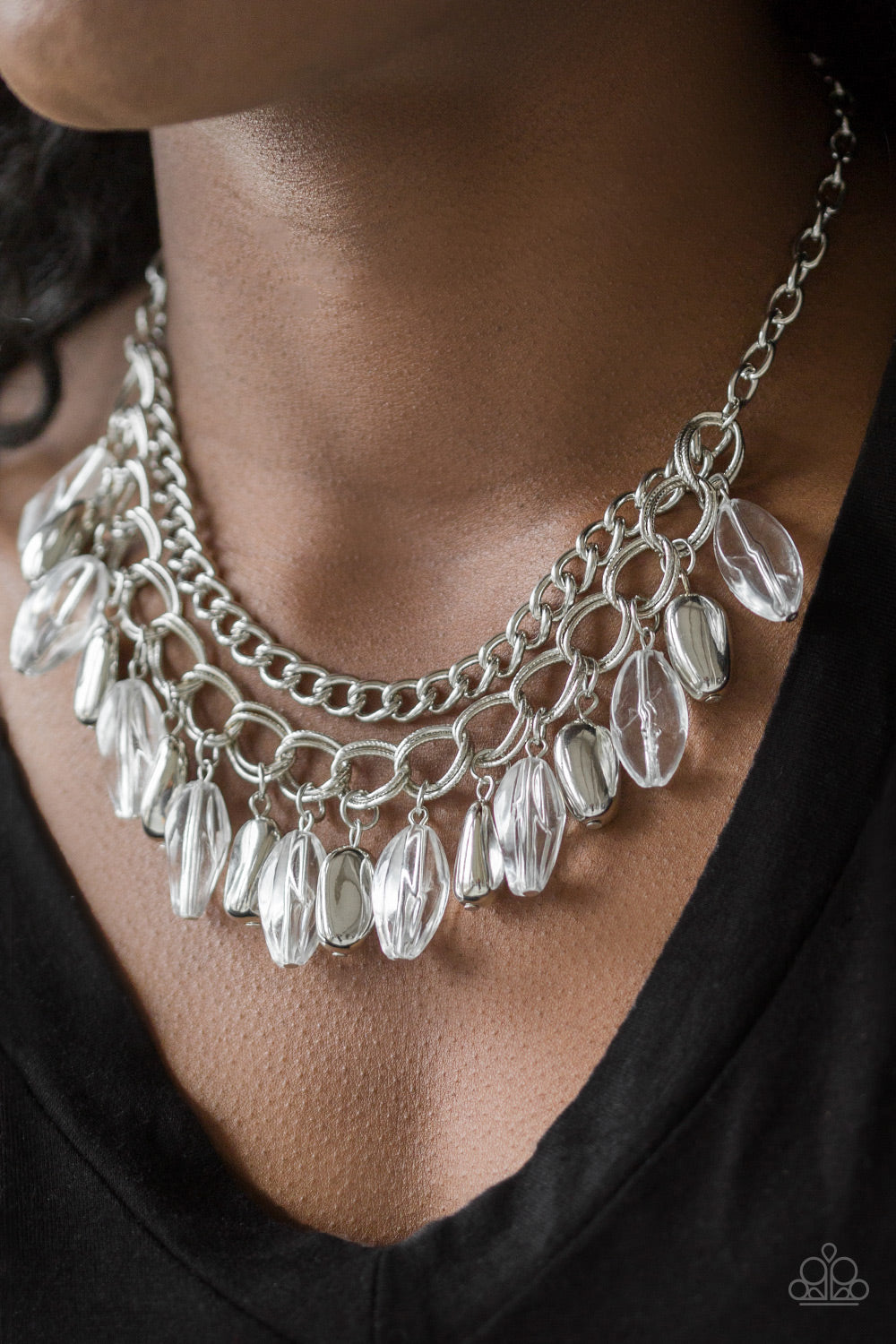 Spring Daydream - White - Paparazzi Necklace