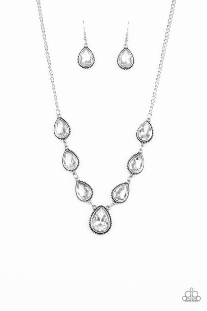 Socialite Social - White - Paparazzi Necklace
