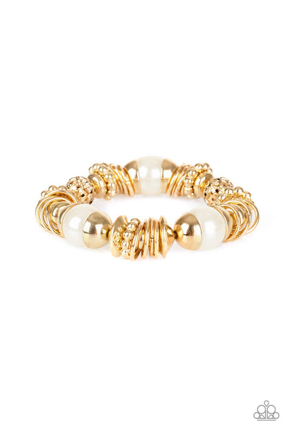 Uptown Tease - Gold Bracelet