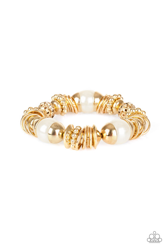 Uptown Tease - Gold Bracelet