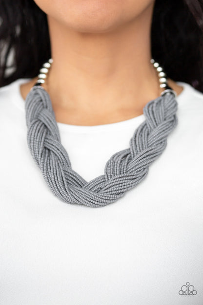 The Great Outback - Silver - Paparazzi Necklace