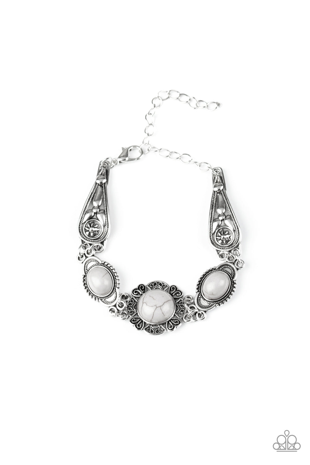 Serenely Southern - Silver - Paparazzi Bracelet