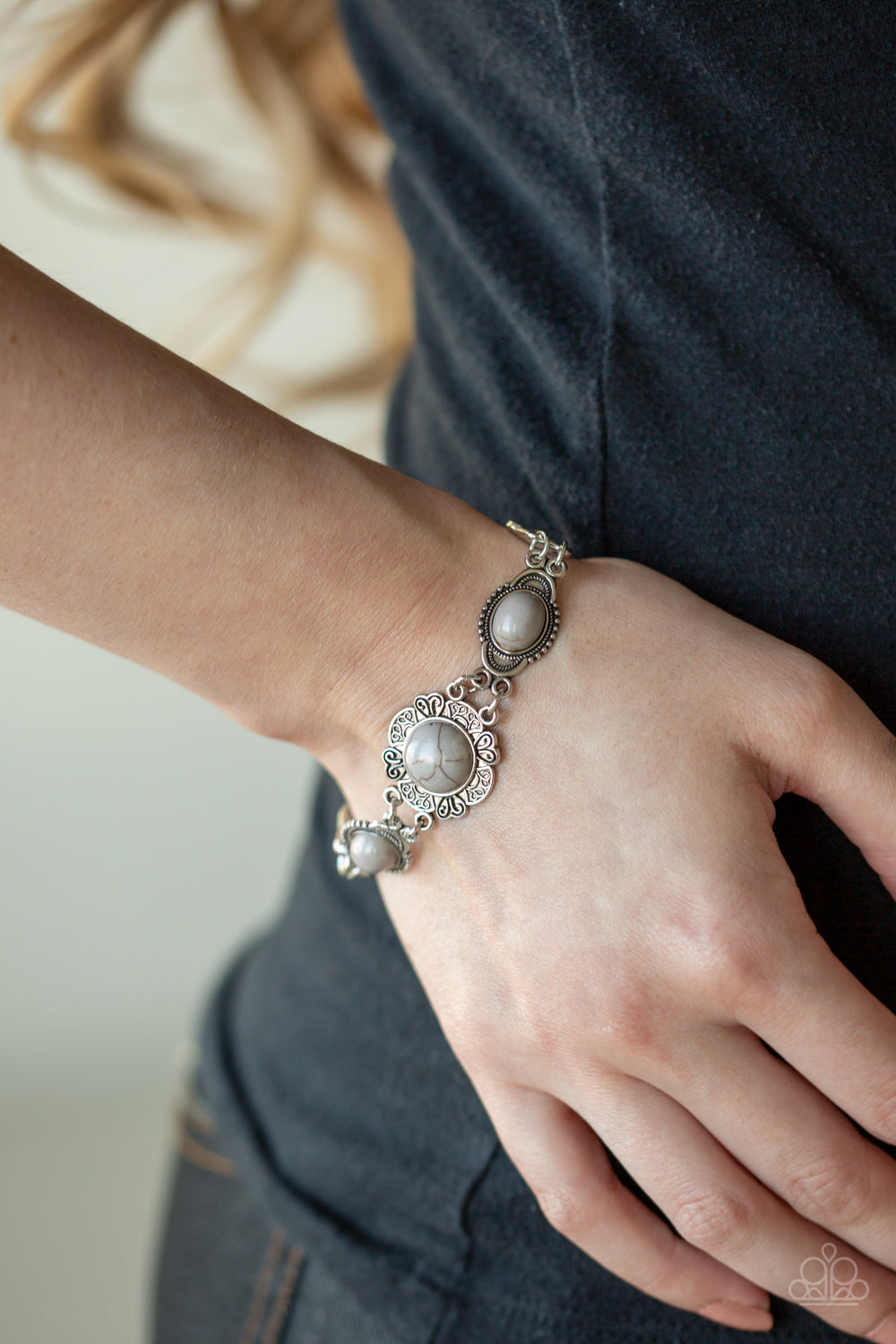 Serenely Southern - Silver - Paparazzi Bracelet