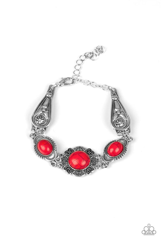 Serenely Southern - Red - Paparazzi Bracelet
