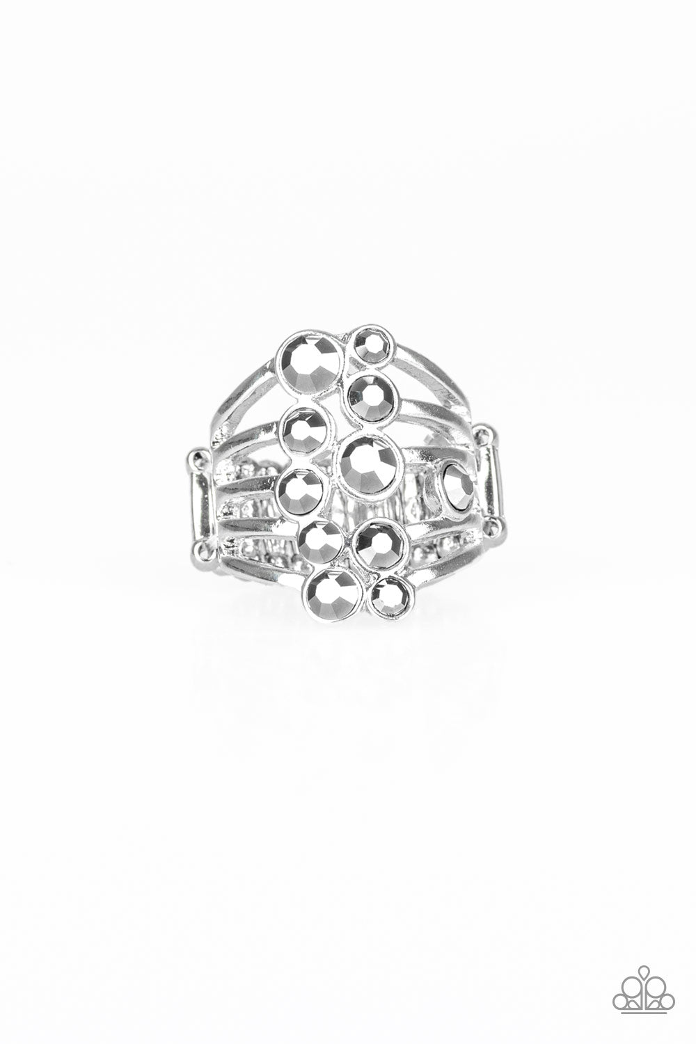 Meet In The Middle  - Silver -Paparazzi Ring