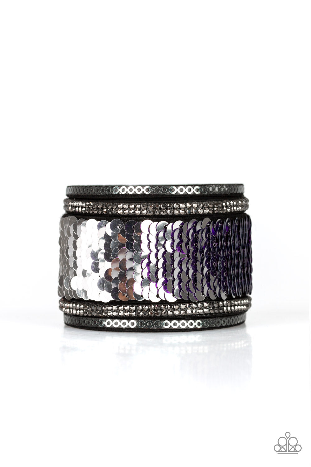 Heads Or Mermaid Tails - Purple Snap Bracelet