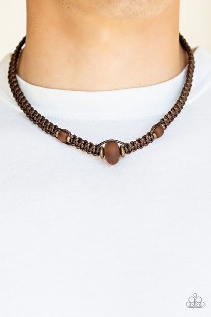 Maui Beach - Brown - Paparazzi Necklace