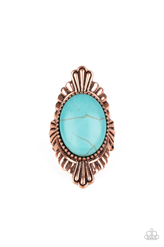 Pioneer Party - Copper - Paparazzi Ring