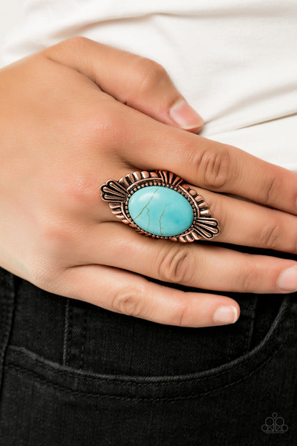 Pioneer Party - Copper - Paparazzi Ring