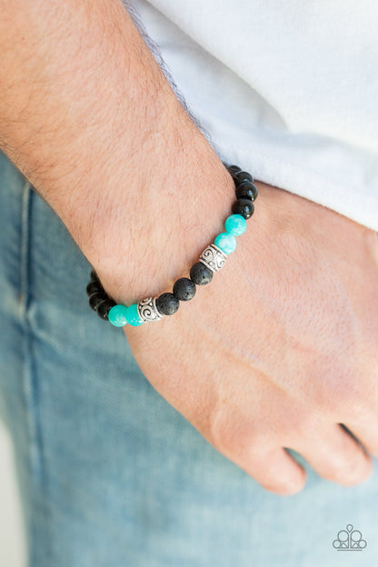 Proverb - Blue - Paparazzi Bracelet