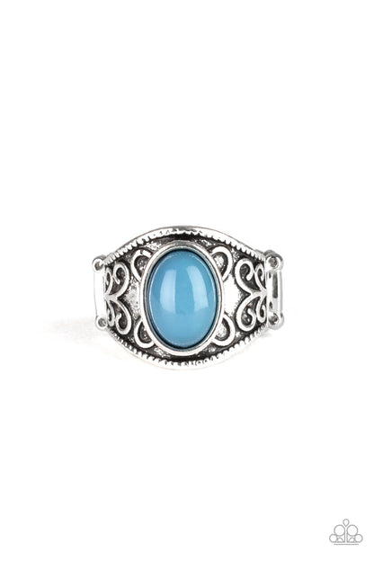 Lets Take It From The POP - Blue - Paparazzi Ring