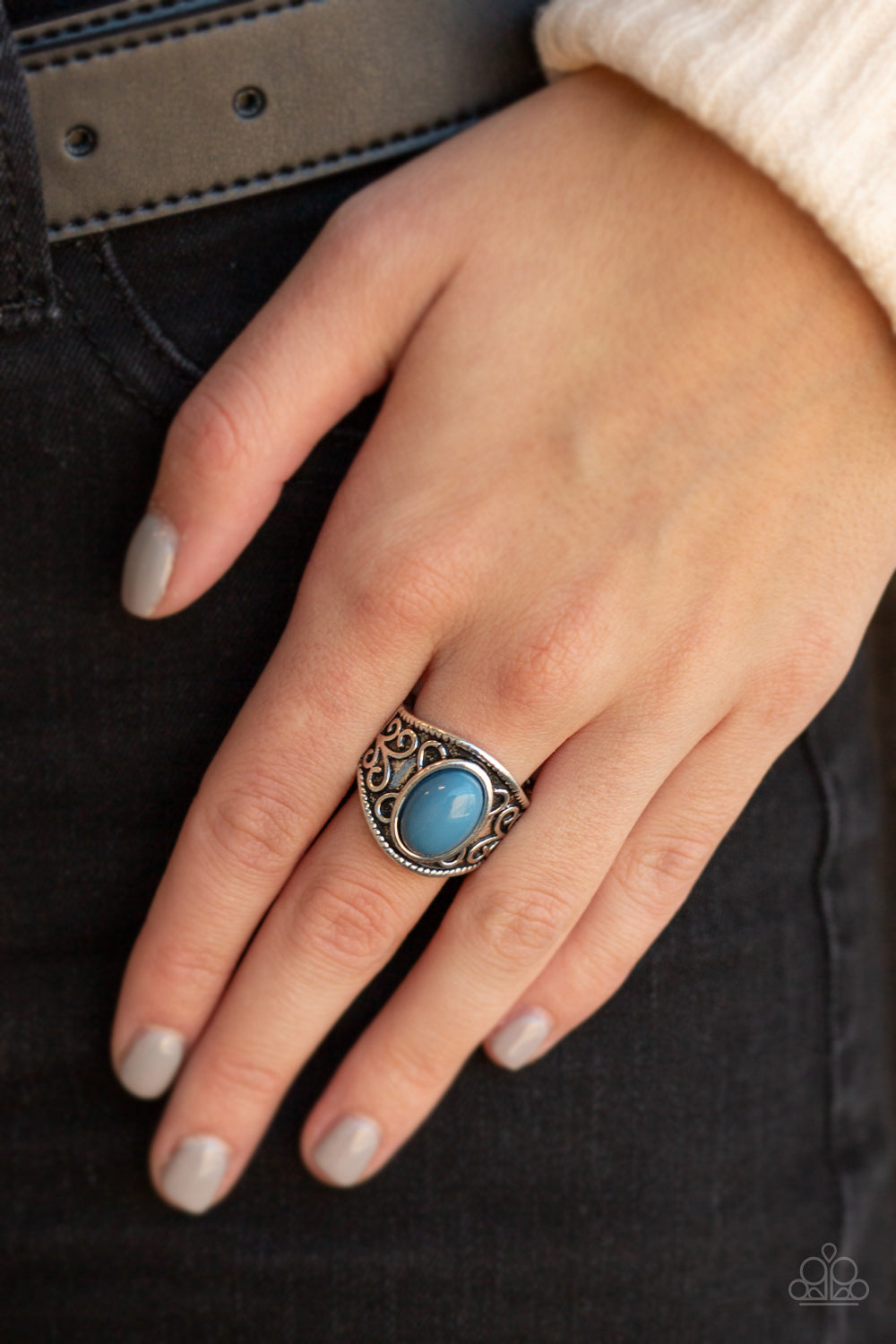 Lets Take It From The POP - Blue - Paparazzi Ring