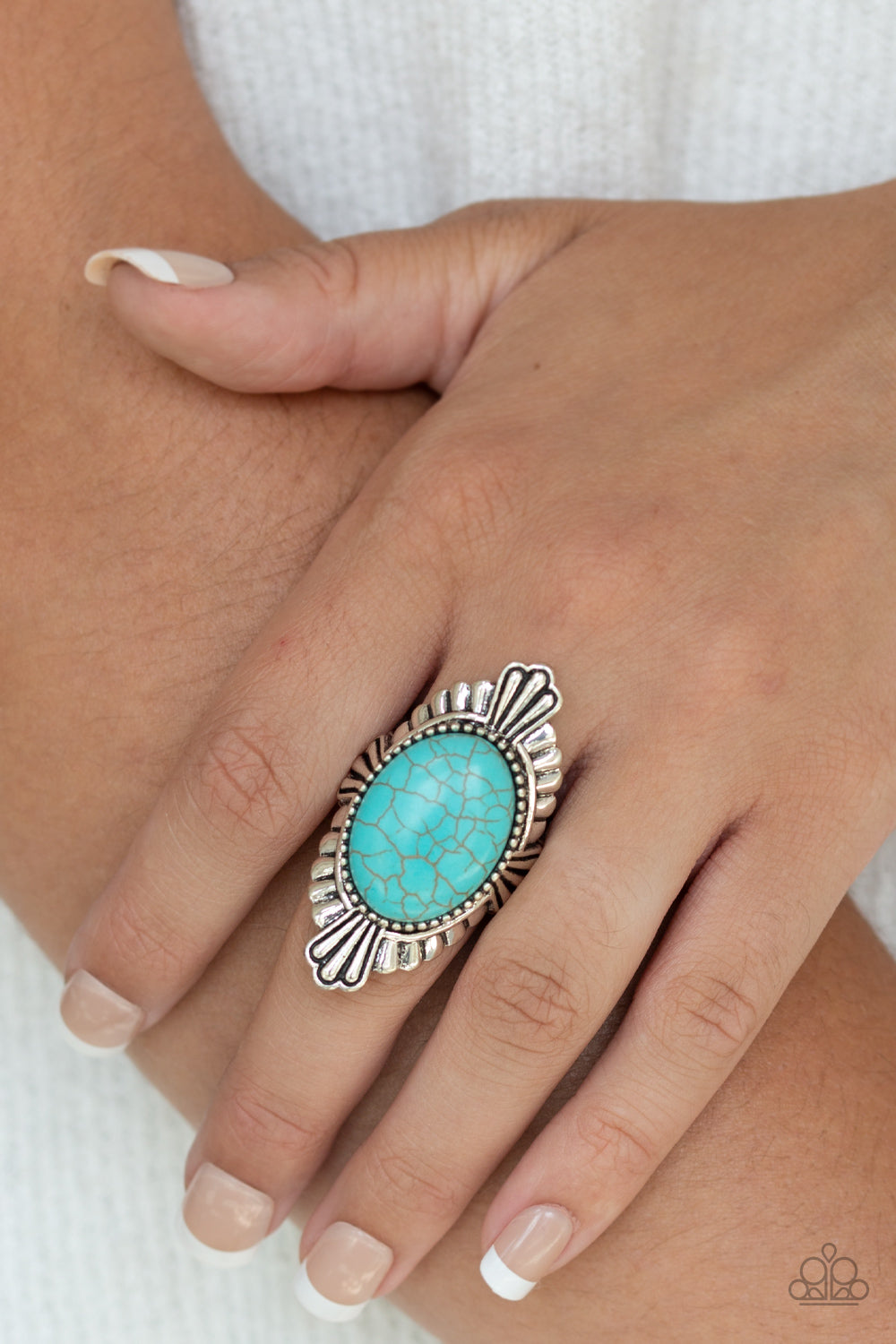 Pioneer Party - Blue - Paparazzi Ring