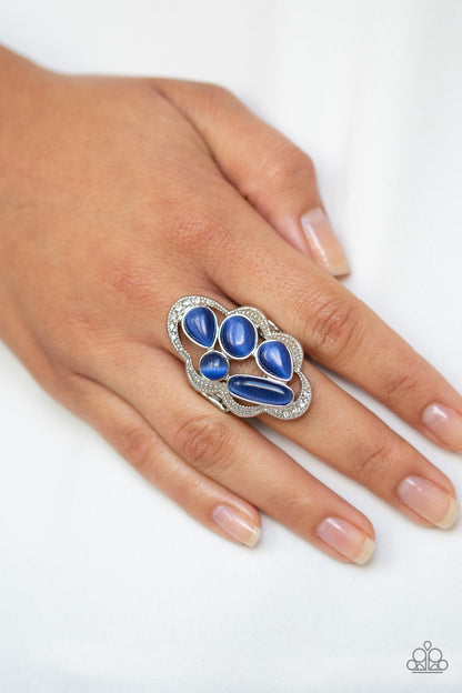 Cherished Collection - Blue - Paparazzi Ring
