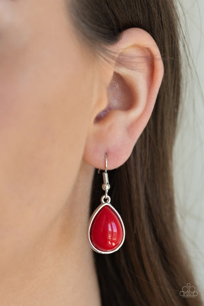 Drop Zone - Red Necklace