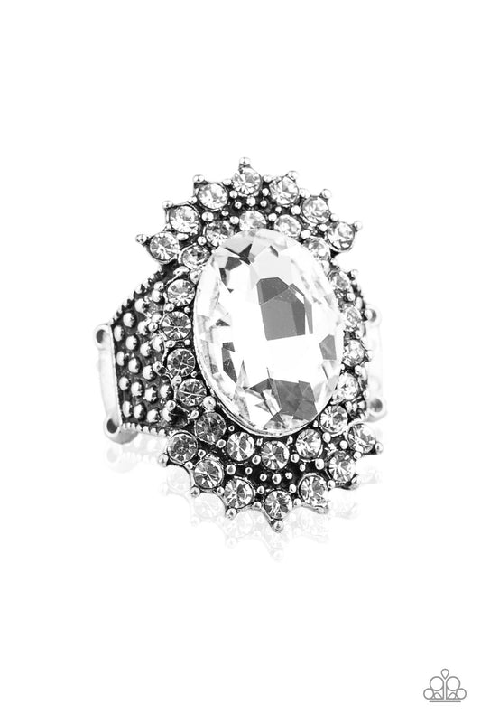 Him and HEIR - White - Paparazzi Ring