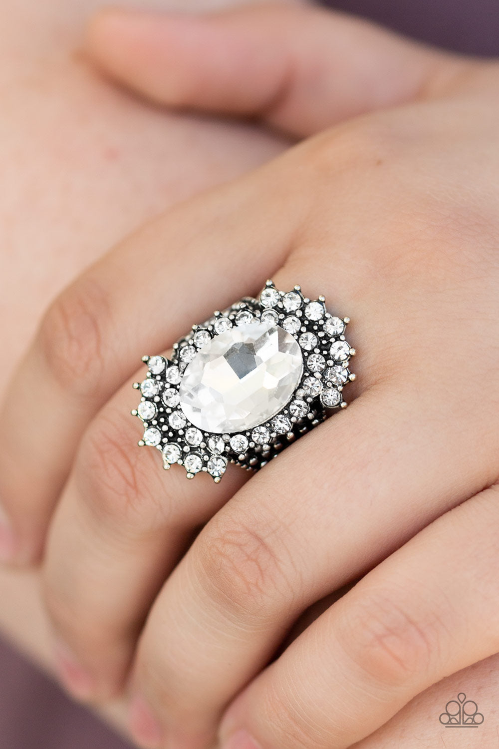 Him and HEIR - White - Paparazzi Ring