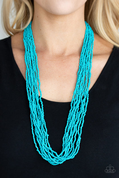 Congo Colada - Blue - Paparazzi Necklace