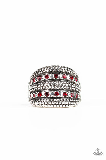 Girl Fight - Red - Paparazzi Ring