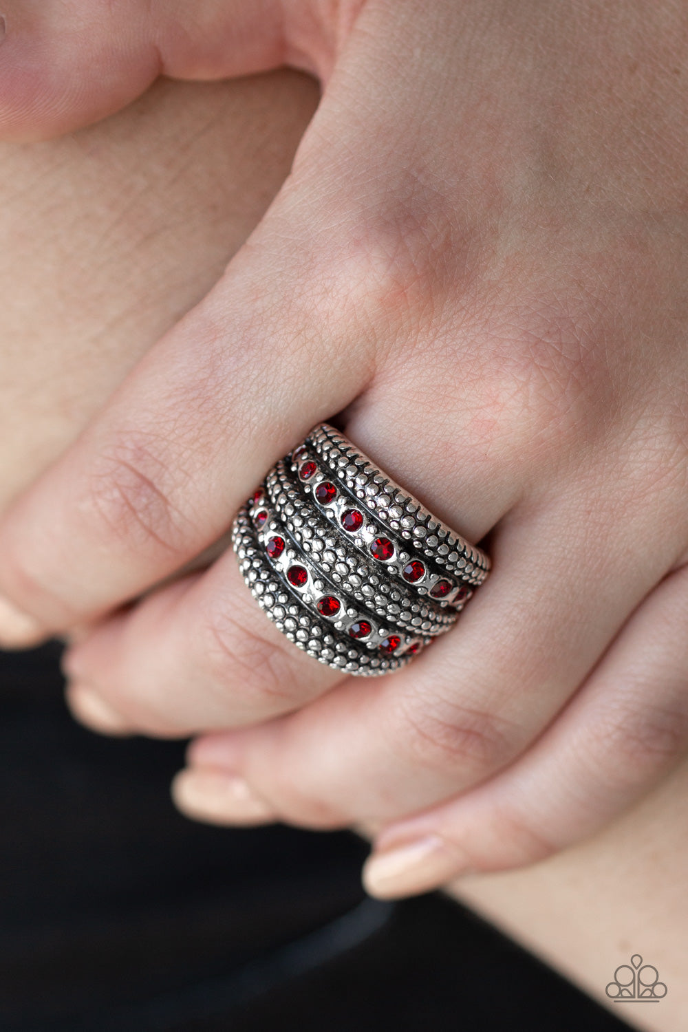 Girl Fight - Red - Paparazzi Ring