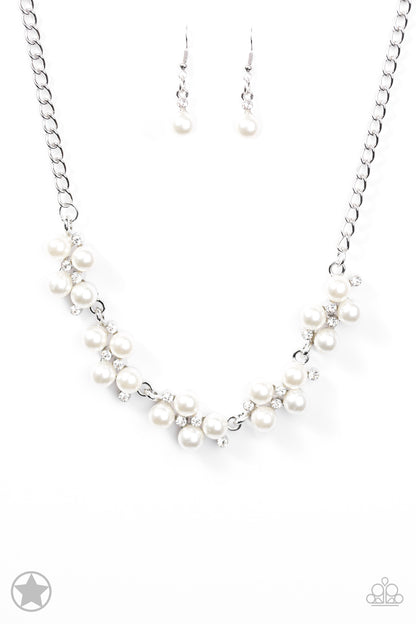 Love Story Necklace White -Paparazzi Necklace