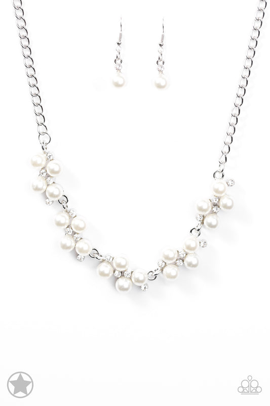 Love Story Necklace White -Paparazzi Necklace