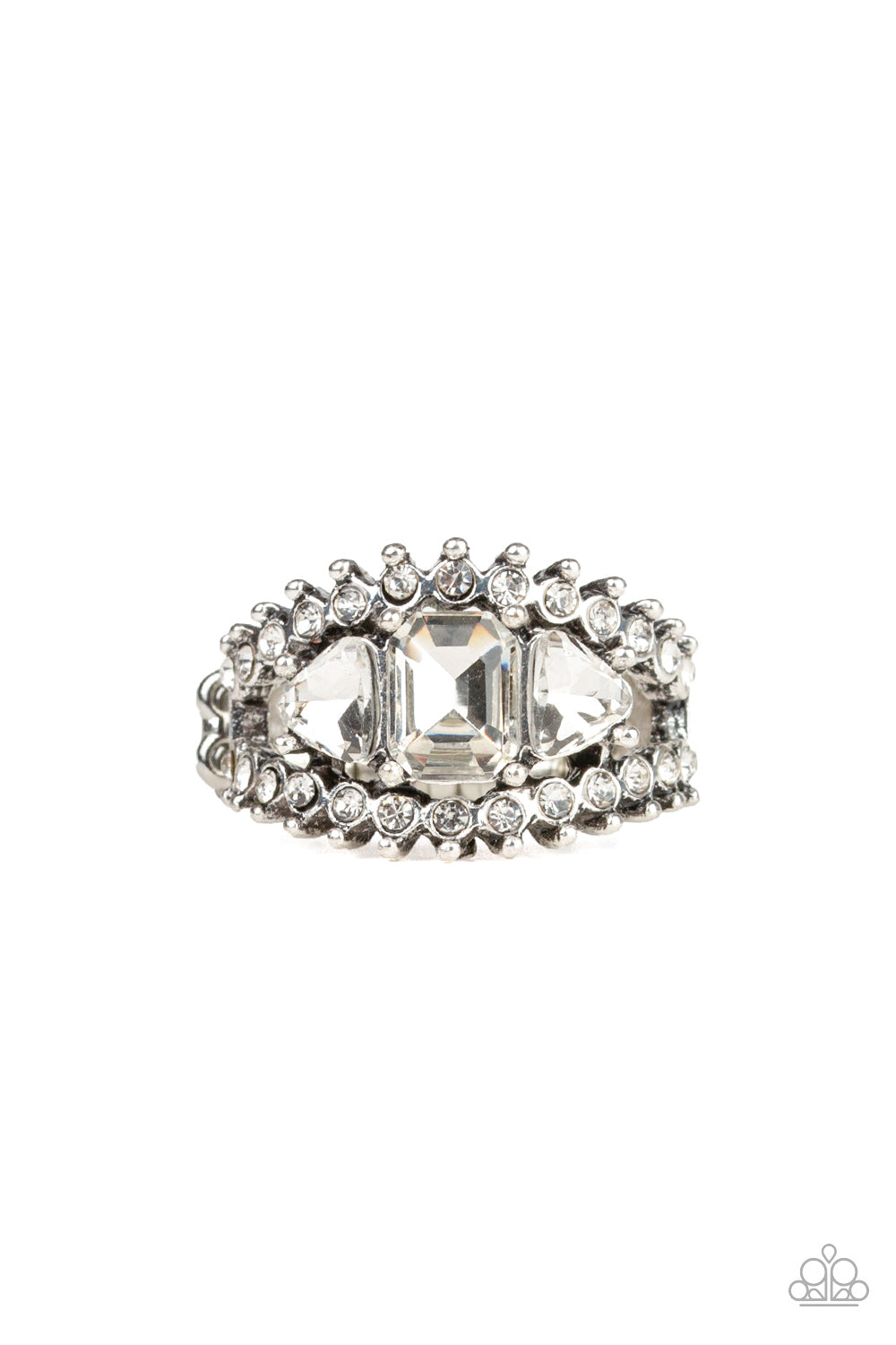Packin Heat - White - Paparazzi Ring