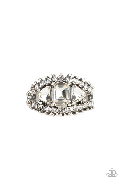 Packin Heat - White - Paparazzi Ring