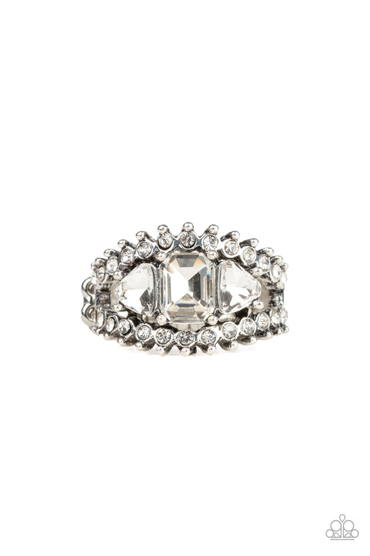Packin Heat - White - Paparazzi Ring