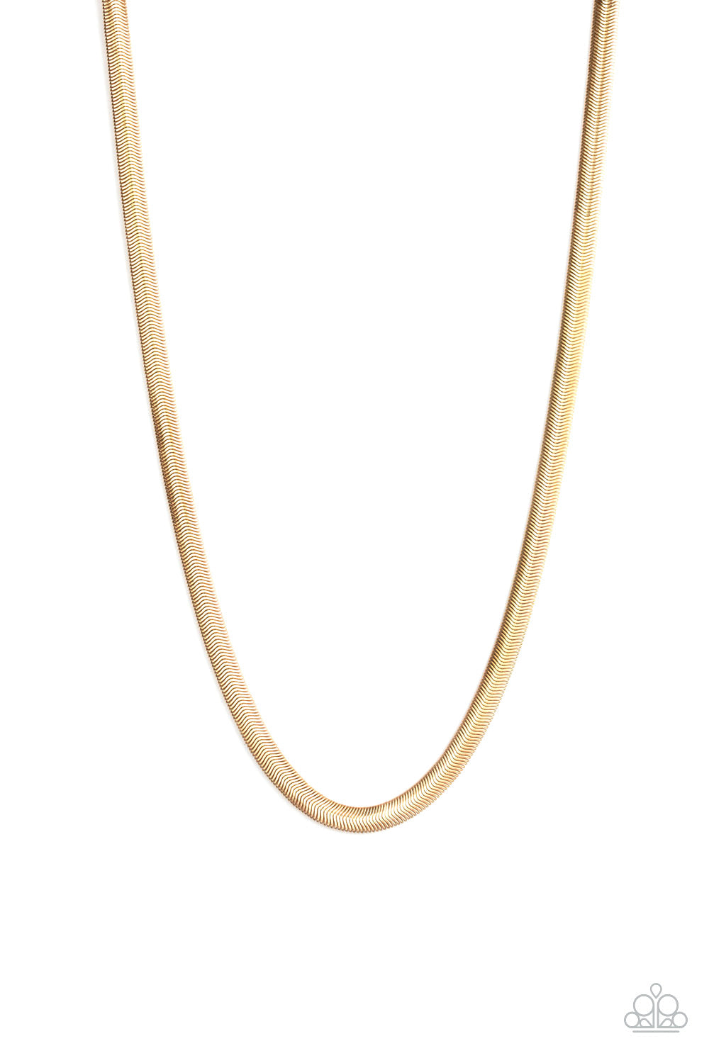 Kingpin - Gold - Paparazzi Necklace