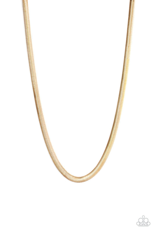 Kingpin - Gold - Paparazzi Necklace
