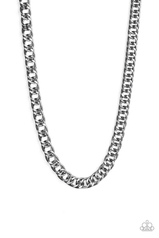 Omega - Black - Paparazzi Necklace