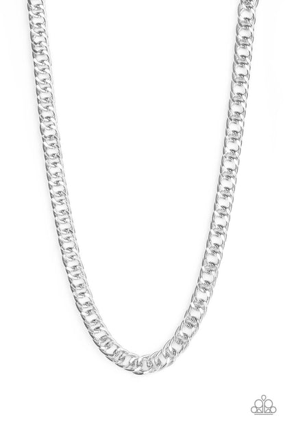 Omega - Silver - Paparazzi Necklace