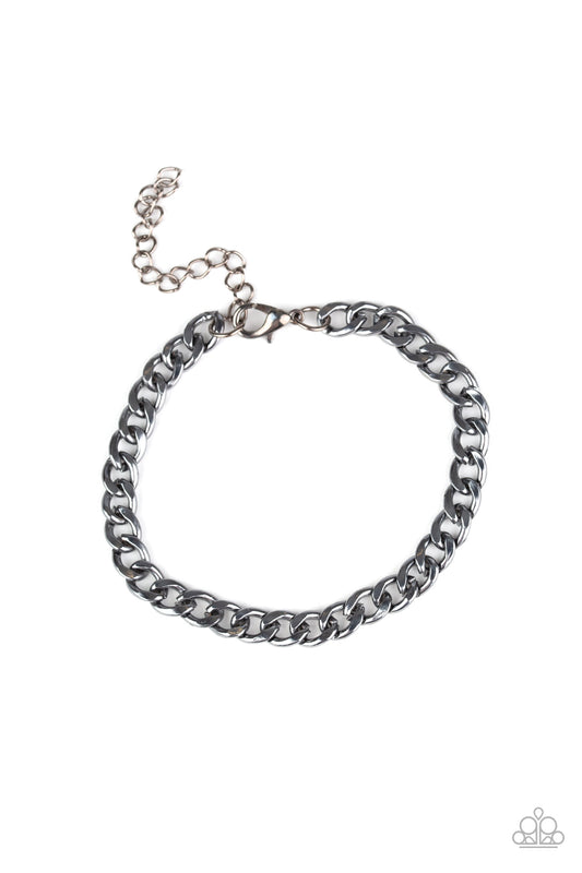 Halftime - Black - Paparazzi Bracelet