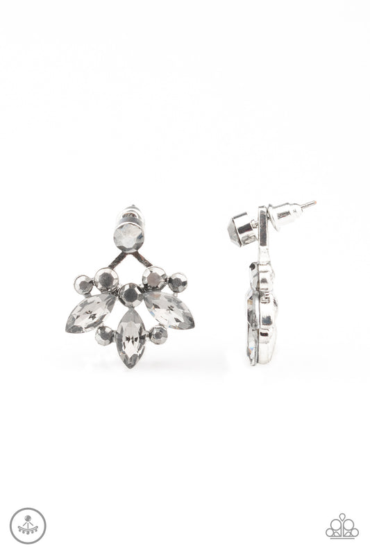 Crystal Constellations - Silver Post Earrings