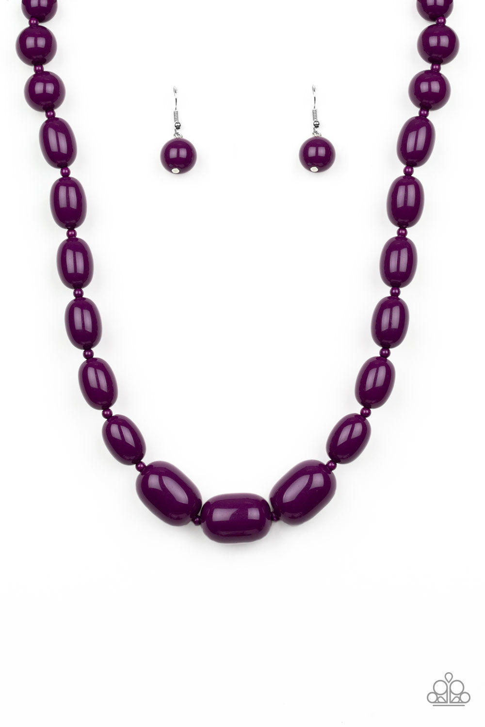 Poppin Popularity - Purple Paparazzi Necklace