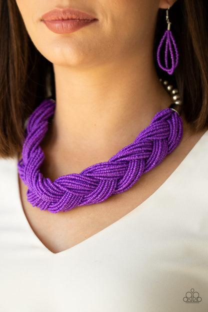The Great Outback - Purple - Paparazzi Necklace