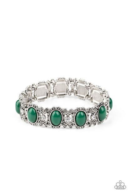 A Piece of Cake - Green - Paparazzi Bracelet