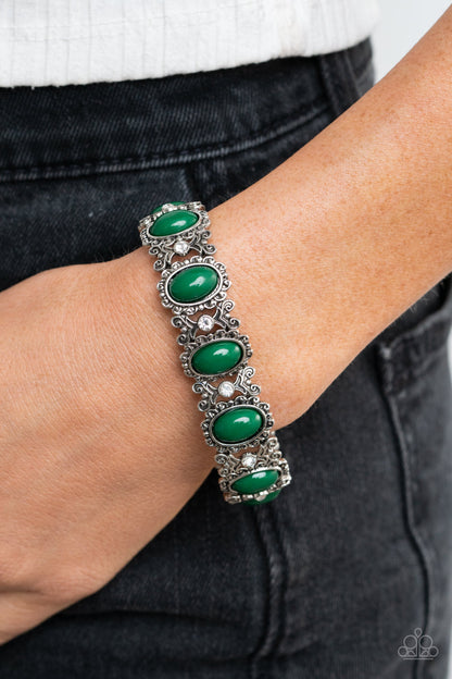 A Piece of Cake - Green - Paparazzi Bracelet